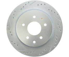 StopTech StopTech Select Sport Nissan Slotted and Drilled Right Rear Rotor for Nissan Fairlady RZ34