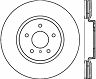 StopTech 09 Infiniti FX35/FX45/FX50 / 08-09 G37 Front Performance Cryo Rotor for Nissan Z Performance