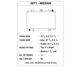 CSF 90-97 Nissan 300ZX Radiator for Nissan Fairlady Z32