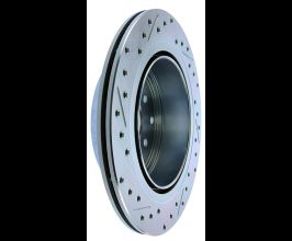 StopTech StopTech 89-96 Nissan 300ZX Select Sport Slotted & Drilled Left Rear Brake Rotor for Nissan Fairlady Z32