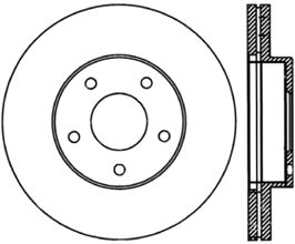 StopTech StopTech Drilled Sport Brake Rotor for Nissan Fairlady Z32