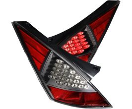 Anzo 2003-2005 Nissan 350Z LED Taillights Black for Nissan Fairlady Z33
