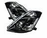 Spyder Nissan 350Z 03-05 Projector Headlights Xenon DRL Blk High H1 Lw D2R PRO-YD-N350Z02-HID-DRL-BK