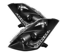 Spyder Nissan 350Z 06-08 Projector Headlights Xenon/HID Model- DRL Blk PRO-YD-N350Z06-HID-DRL-BK for Nissan Fairlady Z33