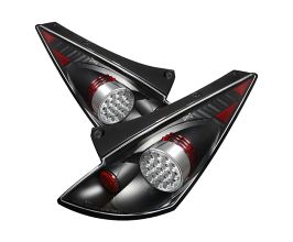Spyder Nissan 350Z 03-05 LED Tail Lights Black ALT-YD-N350Z02-LED-BK for Nissan Fairlady Z33