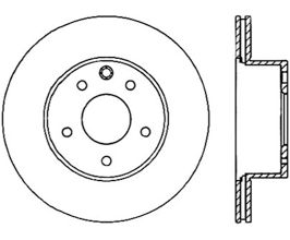 StopTech StopTech 09-17 Nissan 370Z SportStop Slotted & Drilled Rear Right Rotor for Nissan Fairlady Z33