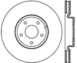 StopTech StopTech SportStop 6/02-08 Nissan 350Z / 8/02-04 Infiniti G35 Slotted & Drilled Rear Left Rotor for Nissan Fairlady Z33