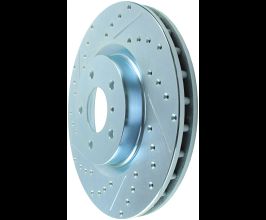 StopTech StopTech Select Sport Nissan Slotted and Drilled Right Front Rotor for Nissan Fairlady Z33