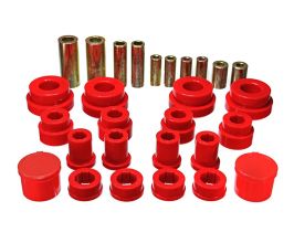 Energy Suspension 02-09 350Z / 03-07 Infiniti G35 Red Front Control Arm Bushing Set for Nissan Fairlady Z33