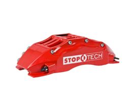 StopTech StopTech 09-10 Nissan 370Z Sport Model Only Front BBK w/ Red ST-60 Calipers Slotted 355x32mm Rotors for Nissan Fairlady Z34