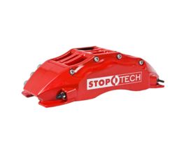 StopTech StopTech 09-10 Nissan 370Z Sport Model Only Front BBK w/ Red ST-60 Calipers Slotted 380x32mm Rotors for Nissan Fairlady Z34