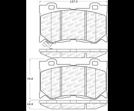 StopTech StopTech Street Select Brake Pads - Front for Nissan Fairlady Z34