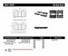 StopTech StopTech Performance 08-09 Infiniti FX50/G37 Rear Brake Pads for Nissan 370Z