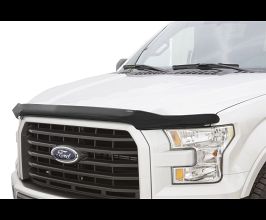 AVS 15-18 NIssan Navara High Profile Bugflector II Hood Shield - Smoke for Nissan Frontier D40