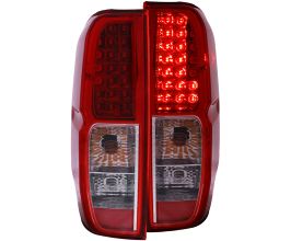 Anzo 2005-2008 Nissan Frontier LED Taillights Red/Clear for Nissan Frontier D40