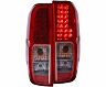 Anzo 2005-2008 Nissan Frontier LED Taillights Red/Clear for Nissan Frontier
