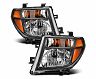 Anzo 2005-2008 Nissan Pathfinder Crystal Headlight  Black Amber for Nissan Frontier