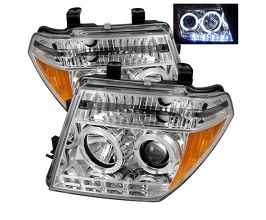 Spyder Nissan Frontier 05-08 Projector Headlights LED Halo LED Chrm PRO-YD-NF05-HL-C for Nissan Frontier D40
