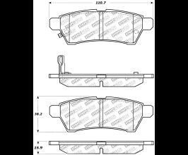 StopTech StopTech Street Select Brake Pads - Front for Nissan Frontier D40