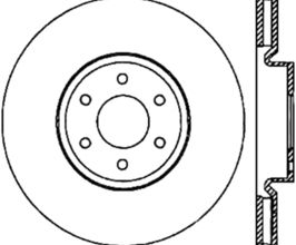 StopTech StopTech Sport Slotted (CRYO) 05-18 Nissan Frontier Front Left Slotted Rotor for Nissan Frontier D40