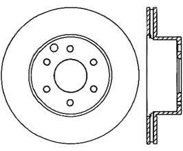 StopTech StopTech 05-18 Nissan Frontier/ Xterra Cryo Slotted Left Rear Rotor for Nissan Frontier D40