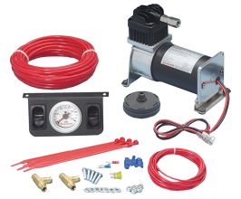 Firestone Air-Rite Air Command II Heavy Duty Air Compressor System w/Dual Analog Gauge (WR17602219) for Nissan Frontier D40