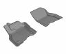 3D Mats 2013-2019 Nissan Leaf Kagu 1st Row Floormat - Gray for Nissan LEAF S/SL/SV