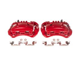 PowerStop 11-13 Nissan Leaf Front Red Calipers w/Brackets - Pair for Nissan Leaf ZE0