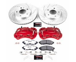 PowerStop 15-17 Chevrolet City Express Front Z36 Truck & Tow Brake Kit w/Calipers for Nissan Leaf ZE0