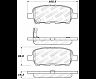 StopTech StopTech Street Select 03-12 Infiniti FX35 Rear Brake Pads for Nissan LEAF S/SL/SV