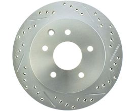 StopTech StopTech Select Sport Nissan Slotted and Drilled Left Rear Rotor for Nissan Leaf ZE0