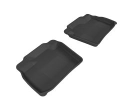 3D Mats 2011-2018 Nissan Leaf Kagu 2nd Row Floormats - Gray for Nissan Leaf ZE1