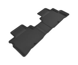 3D Mats 2015-2018 Nissan Murano Kagu 2nd Row Floormats - Black for Nissan Murano Z52
