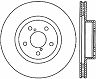 StopTech StopTech Power Slot 09-10 Subaru Impreza CRYO Front Left Slotted Rotor for Toyota GR86