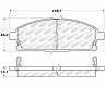 StopTech StopTech Street Select Brake Pads - Rear