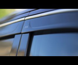 AVS 14-20 Nissan Rogue Ventvisor Low Profile Window Deflectors 4pc - Smoke w/ Chrome Trim for Nissan Rogue T32