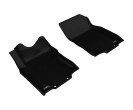 3D Mats 2014-2020 Nissan Rogue/Rogue Sport Kagu 1st Row Floormat - Black for Nissan Rogue T32