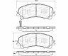 StopTech StopTech Sport Performance 14-17 Infiniti Q50 Front Brake Pads for Nissan Rogue