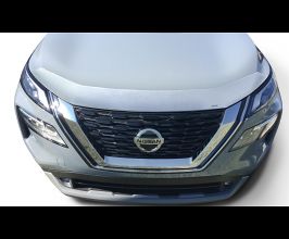 AVS 21-22 Nissan Rogue Aeroskin Low Profile Hood Shield - Chrome for Nissan Rogue T33