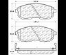 StopTech StopTech Nissan Altima Street Select Brake Pads for Nissan Sentra S/SE/SE-R