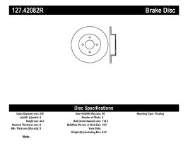 StopTech StopTech Slotted & Drilled Sport Brake Rotor for Nissan Sentra B15