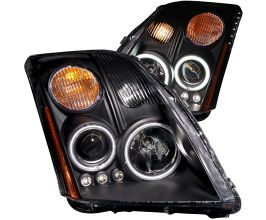 Anzo 2007-2012 Nissan Sentra Projector Headlights Black for Nissan Sentra B16