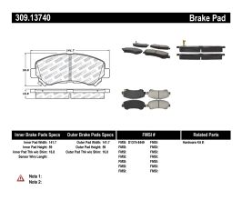 StopTech StopTech Performance Brake Pads for Nissan Sentra B16