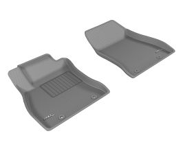 3D Mats 2013-2019 Nissan Sentra Kagu 1st Row Floormat - Gray for Nissan Sentra B17