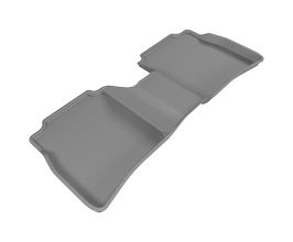 3D Mats 2013-2019 Nissan Sentra Kagu 2nd Row Floormats - Gray for Nissan Sentra B17