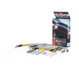 Gooridge 13-15 Nissan Sentra w/ Rear Disc Brakes SS Brake Line Kit for Nissan Sentra B17