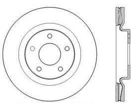 StopTech StopTech Sport Cross Drilled Brake Rotor - Front Left for Nissan Sentra B17