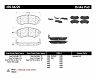 StopTech StopTech Performance 89-06/96 Nissan 240SX Front Brake Pads for Nissan 240SX