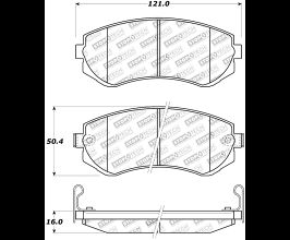 StopTech StopTech Street Touring 89-06/96 Nissan 240SX Front Brake Pads for Nissan Silvia S13