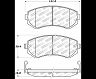 StopTech StopTech Street Touring 89-06/96 Nissan 240SX Front Brake Pads for Nissan 240SX